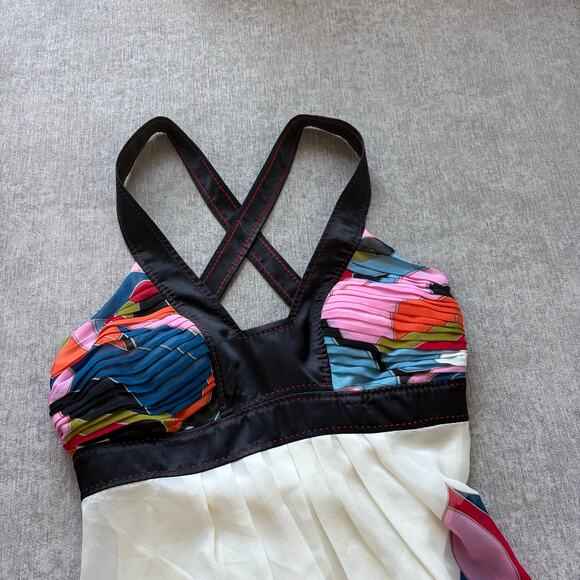 Sue Wong Strappy Silk Dress - Picture 2 of 8